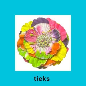 Tieks Neon Flower
